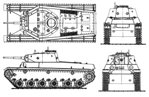 Опытный экземпляр лёгкого танка Т-50 производства Кировского завода. 1941 г. 13